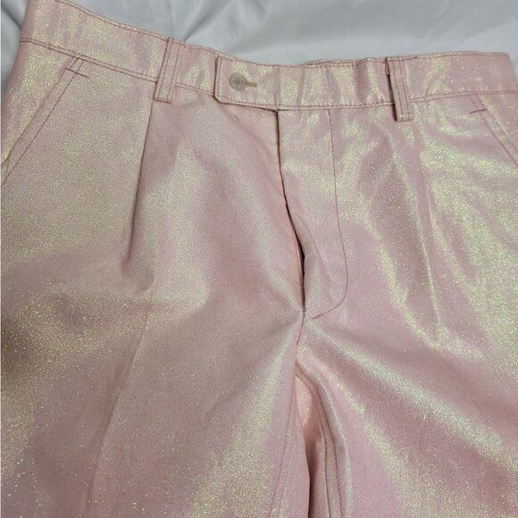 BARBIECORE pink glitter kencore khaki pants‎ unisex 31 - Picture 4 of 10